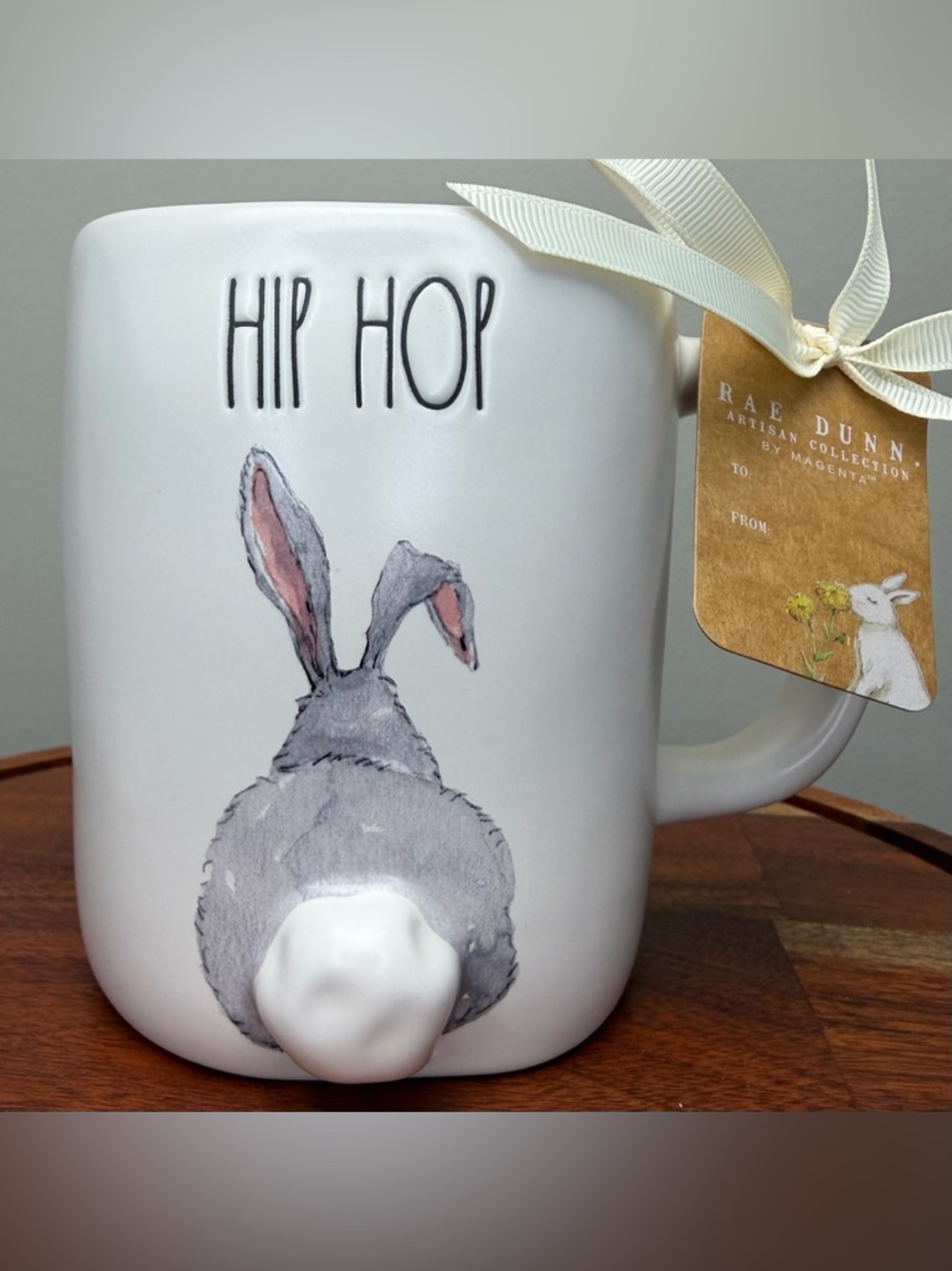 RAE DUNN hip hop bunny 3D mug, NWT - Picture 5 of 10